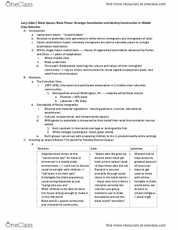 SOC 101 Lecture Notes - Lecture 10: Marginal Cost, Reverse Discrimination, Field Experiment thumbnail