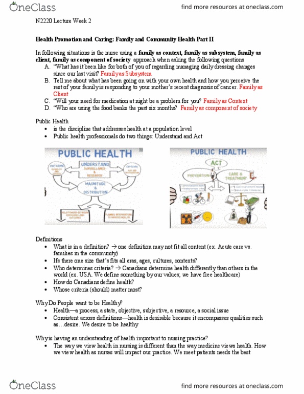 Nursing 2220A/B Lecture Notes - Lecture 2: Public Health, Victim Blaming, Occupational Safety And Health thumbnail