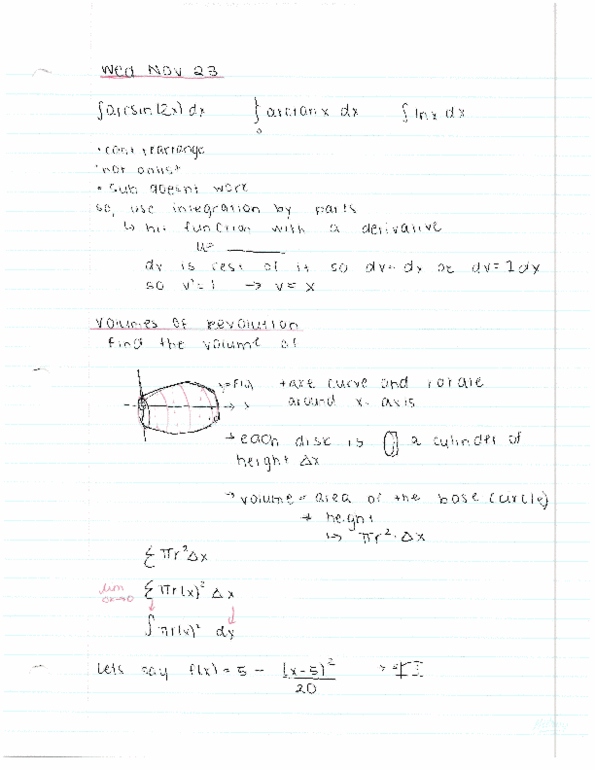 MATH 1LS3 Lecture Notes - Lecture 40: Dependent And Independent Variables thumbnail