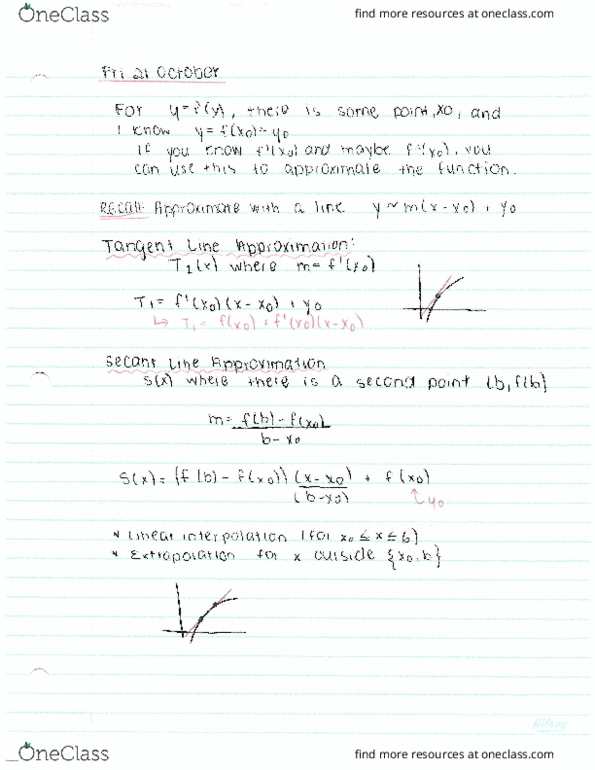 MATH 1LS3 Lecture Notes - Lecture 21: Lbi, Tangent, Quadrat thumbnail