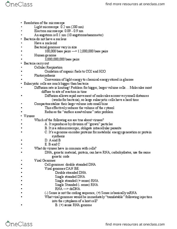 MCDB 1150 Lecture Notes - Lecture 14: Intracellular Parasite, Endoplasmic Reticulum, Integral Membrane Protein thumbnail