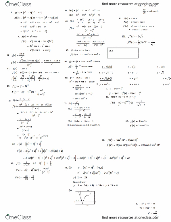 MATH 1431 Lecture 2: Calc Cheet Sheet Quiz 2 thumbnail