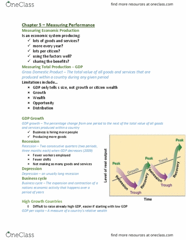 MGTA01H3 Chapter Notes - Chapter 5: Business Cycle, Lorenz Curve, Underemployment thumbnail