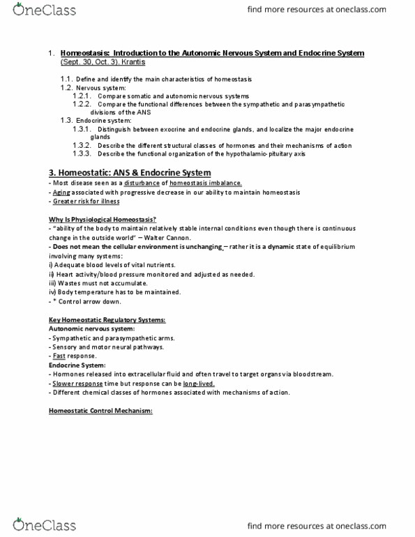 ANP 1105 Lecture Notes - Lecture 6: Arrector Pili Muscle, Autonomic Nervous System, Adrenal Medulla thumbnail