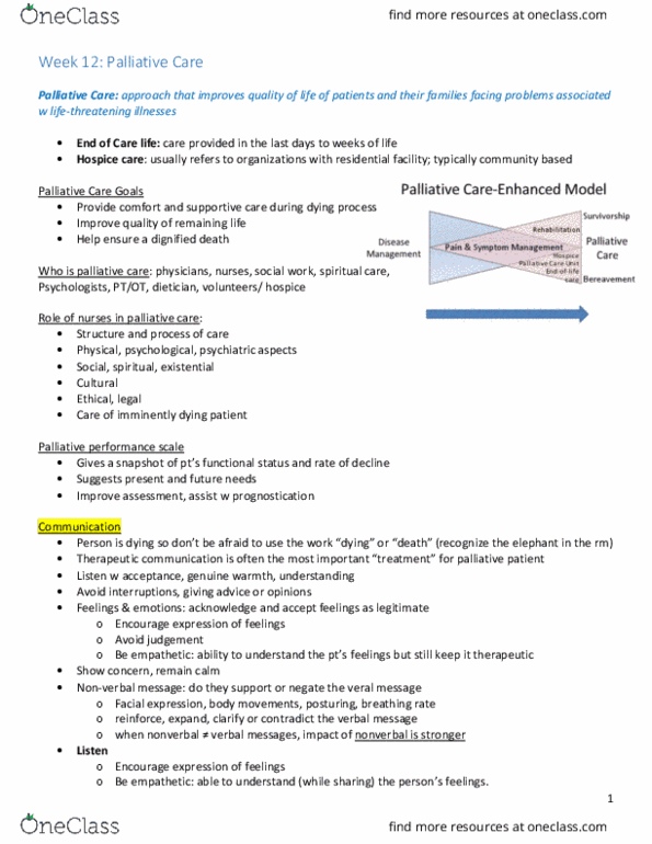 NURS 205 Lecture Notes - Lecture 15: Dietitian, Facial Expression, Active Listening thumbnail