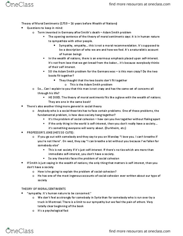 SOCI 330 Lecture Notes - Lecture 6: Jane Austen, Group Cohesiveness, Escalator thumbnail