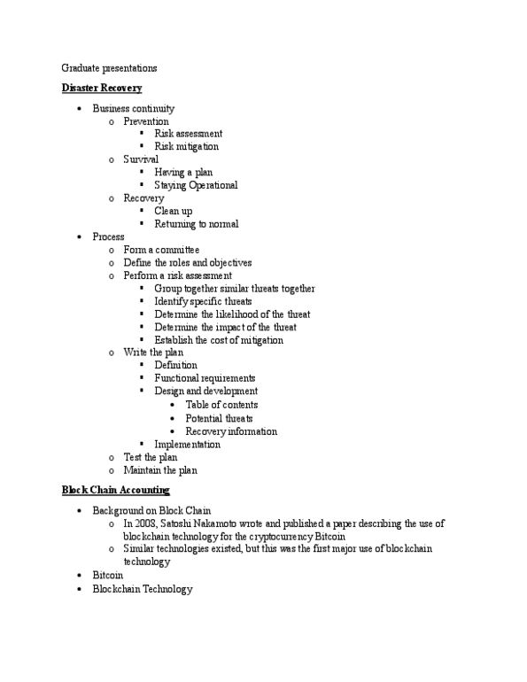 ACCT 484 Lecture Notes - Lecture 40: Satoshi Nakamoto, Xbrl, Block Chain thumbnail