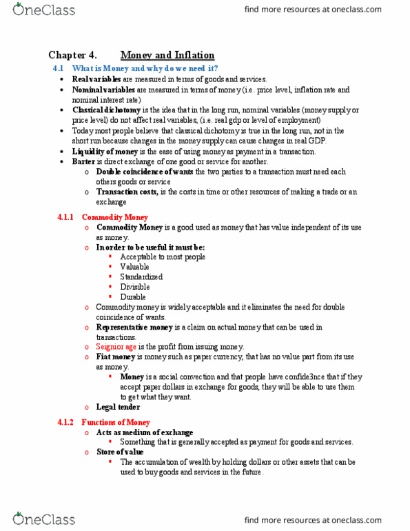 ECON 2000 Chapter Notes - Chapter 4: Monetary Base, Nominal Interest Rate, Open Market Operation thumbnail