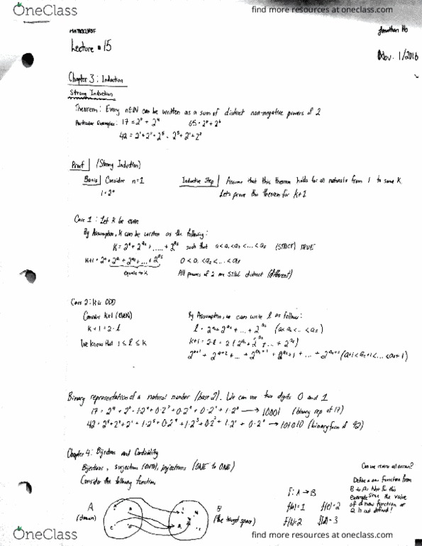 MAT102H5 Lecture 15: Ch3: Strong Induction, Intro to Ch4 thumbnail