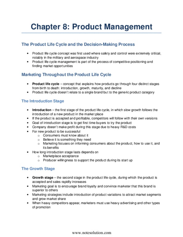 BUS 343 Chapter Notes - Chapter 8: Brand Management, Skunk Works, Registered Trademark Symbol thumbnail
