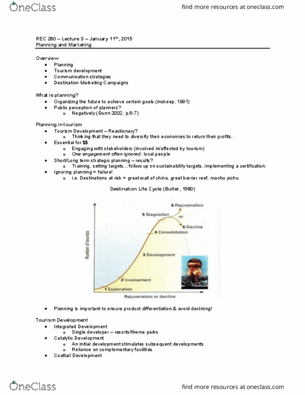 REC280 Lecture Notes - Lecture 3: Product Differentiation, Cn Tower, Destination Canada thumbnail