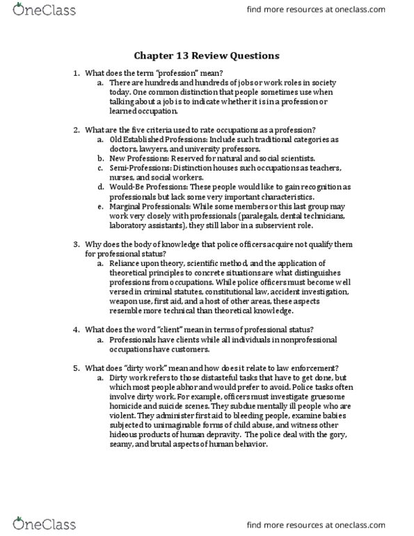 CJE-3110 Chapter Notes - Chapter 13: Homicide, Scientific Method, Net Impact thumbnail