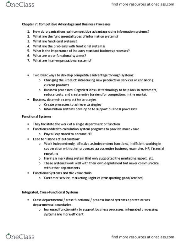 BUS 237 Lecture Notes - Lecture 7: Treasury Management, Business Process, Accounts Payable thumbnail