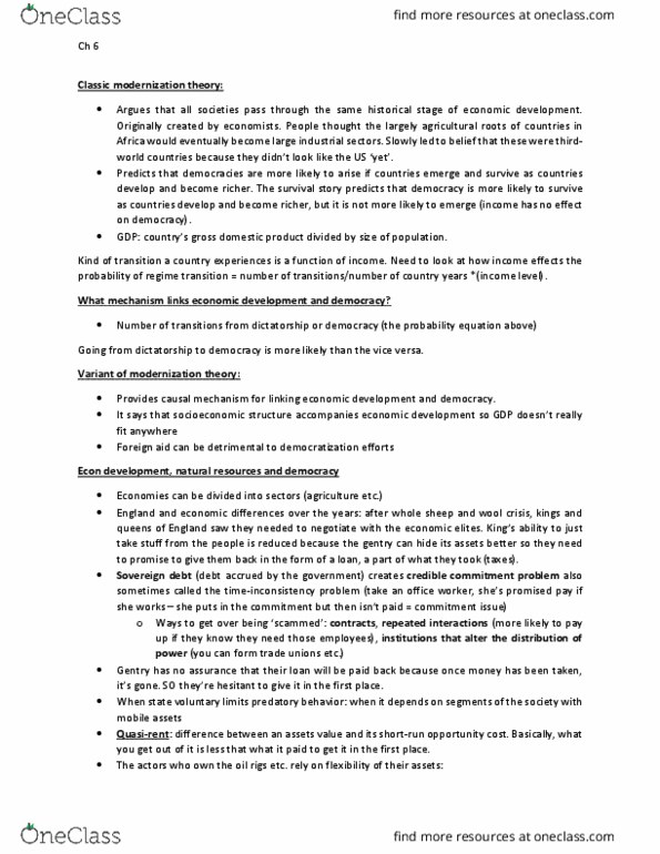 PL SC 003 Chapter Notes - Chapter 6: Government Debt, Resource Curse, Fixed Asset thumbnail