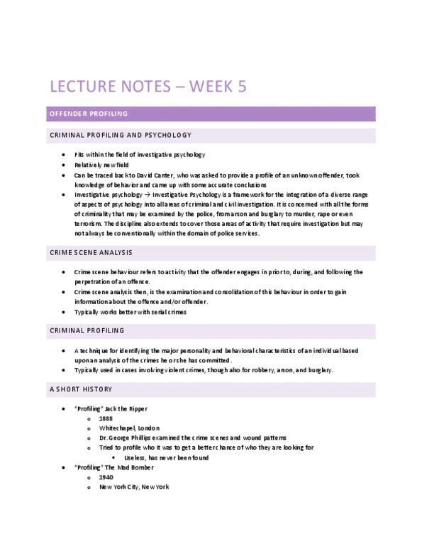 PSYC 2400 Lecture Notes - Lecture 5: Burials (Album), Nomothetic, Sexual Assault thumbnail