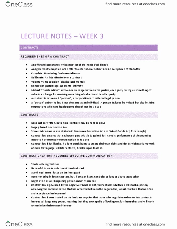 BUSI 2601 Lecture Notes - Lecture 3: Cash Register, Estoppel, Posting Rule thumbnail