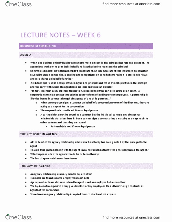 BUSI 2601 Lecture Notes - Lecture 6: Double Taxation, Initial Public Offering, Canada Revenue Agency thumbnail
