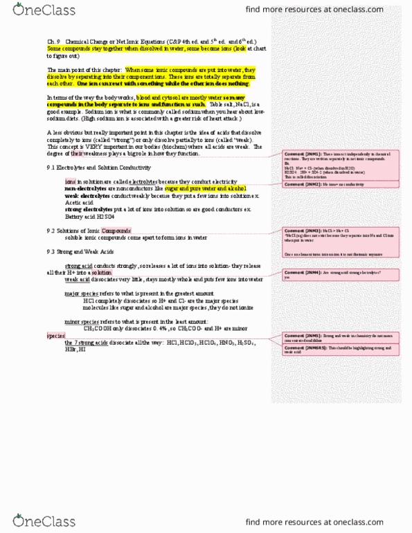 CHM 109 Lecture Notes - Lecture 14: Sodium Hydroxide, Weak Base, Lead thumbnail