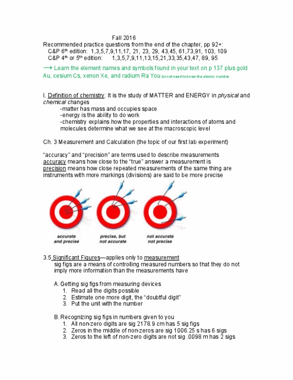 CHM 109 Lecture Notes - Lecture 1: Nitric Oxide, Scientific Calculator, Aluminium Oxide thumbnail