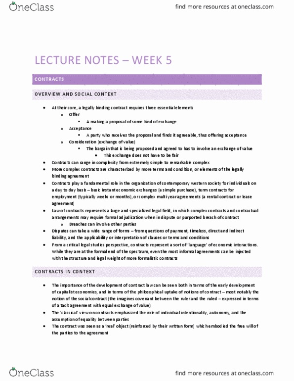 LAWS 2202 Lecture Notes - Lecture 5: Neoliberalism, Classical Liberalism, Treasury Board thumbnail