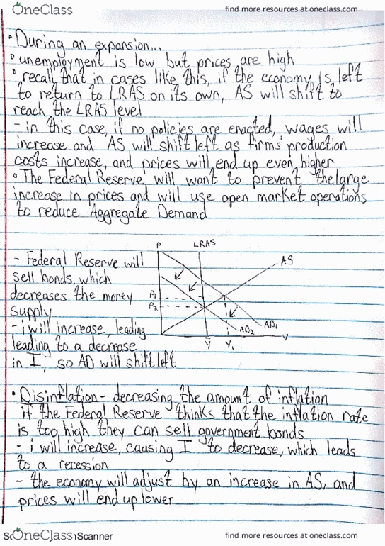 ECON 211 Lecture 38: Monetary Policy and Review Notes thumbnail