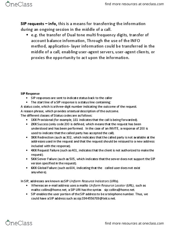 EE 284 Lecture Notes - Lecture 1: Magic Cookie, Master Sergeant, Called Party thumbnail