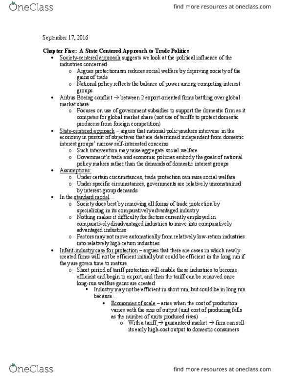 PSCI 152 Lecture Notes - Lecture 4: Solar Panel, Pharmaceutical Industry, Solyndra thumbnail