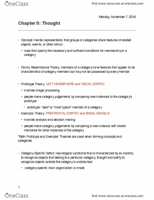 PSY 101 Lecture Notes - Lecture 9: Function Word, Aphasia, Fast Mapping thumbnail