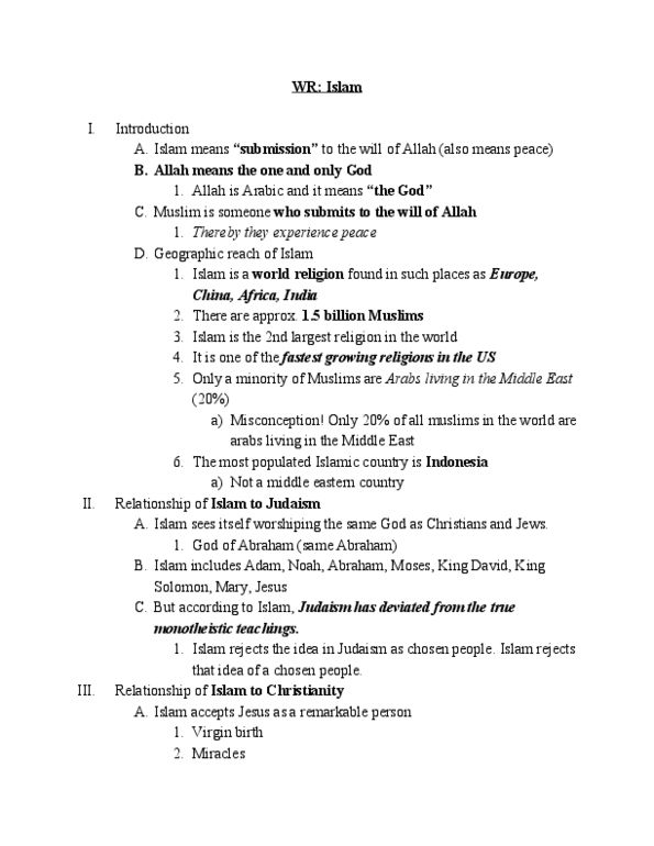RL ST 001 Lecture Notes - Lecture 5: Abbasid Caliphate, Alms, The Sufis thumbnail