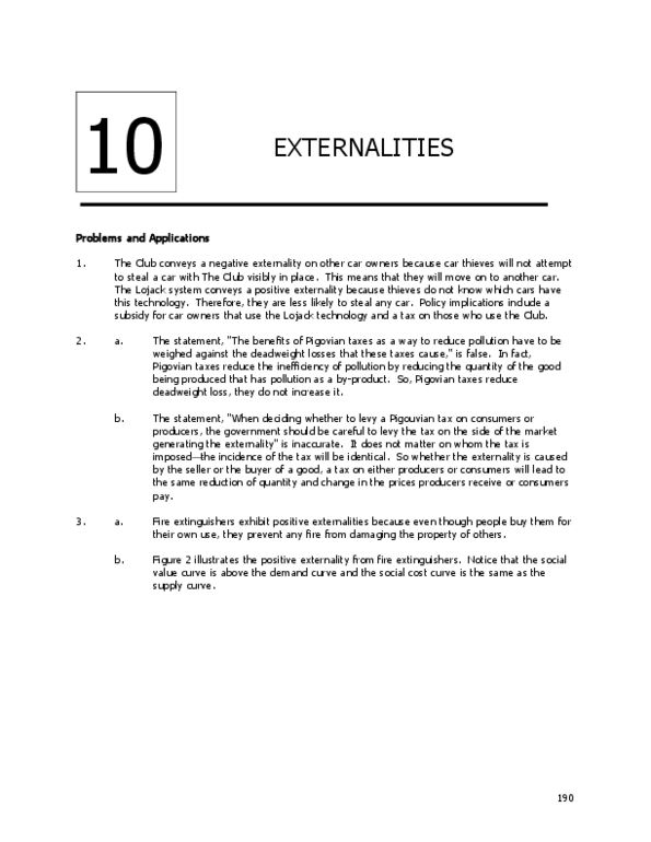 ECON 1B03 Chapter Notes - Chapter 10: Economic Surplus, Pigovian Tax, Fire Extinguisher thumbnail