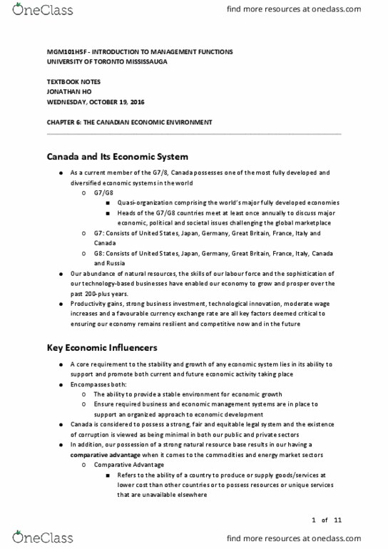 MGM101H5 Chapter Notes - Chapter 6: Economic Regions Of Russia, Commoditization, Small Business thumbnail