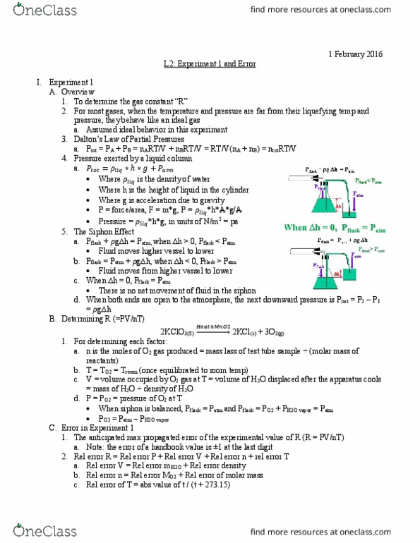 L07 Chem 151 Lecture Notes - Lecture 2: Gas Constant, Molar Mass, Ideal Gas thumbnail