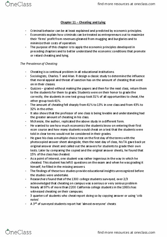 ECN 340 Lecture Notes - Lecture 11: Jody Powell, Cheat Sheet, The Injury thumbnail