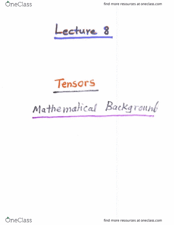 PHYS 4503 Lecture Notes - Lecture 8: A381 Road, Tenser, Coordinate System thumbnail