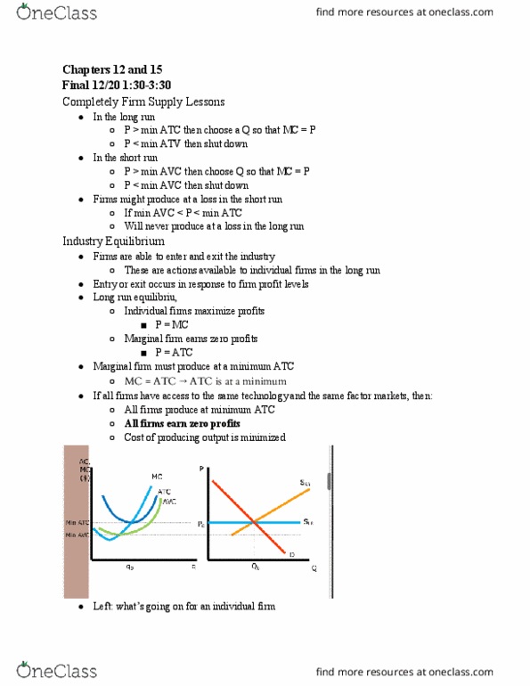 ECON 101 Lecture Notes - Lecture 27: Shortage, Demand Curve, Market Power thumbnail