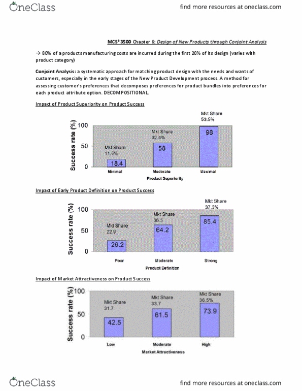 MCS 3500 Chapter Notes - Chapter 6: Conjoint Analysis, Mozzarella, Logit thumbnail