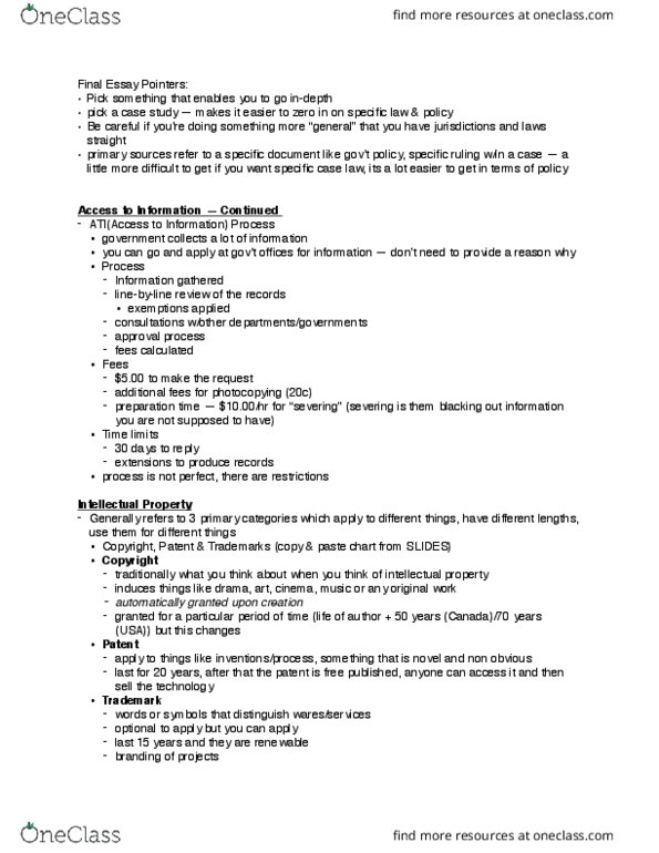 CMST 2LW3 Lecture Notes - Lecture 12: Paint Thinner, Anne Frank thumbnail