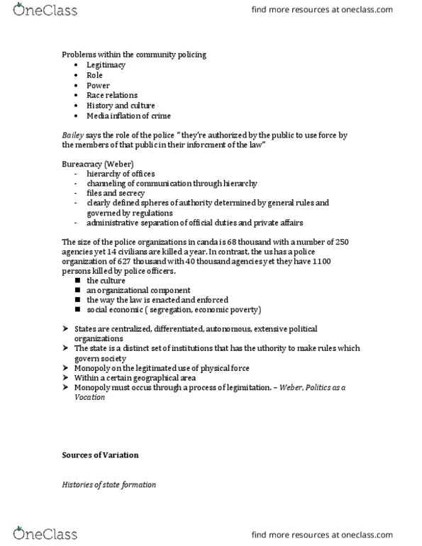 CRIM 3655 Lecture Notes - Lecture 12: Capital Accumulation, Thalassocracy, Indirect Rule thumbnail