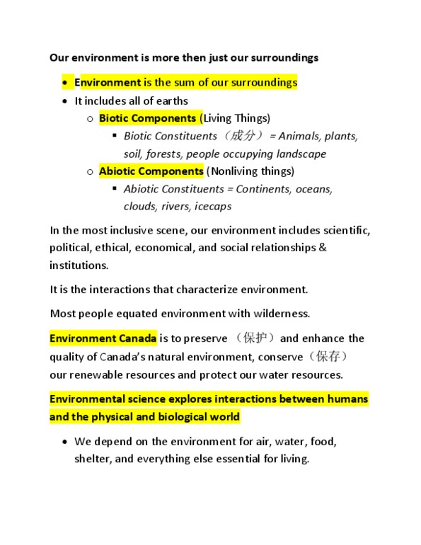 EESA01H3 Chapter Notes - Chapter 1: Socalled, Cornucopian, Conceptual Framework thumbnail