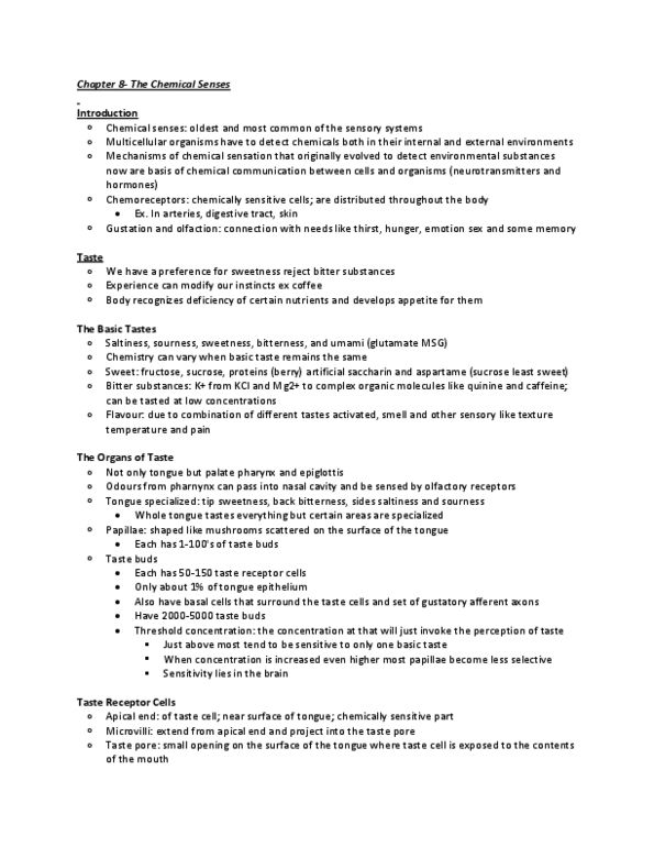 NROC64H3 Chapter Notes - Chapter 8: Orbitofrontal Cortex, Glycosaminoglycan, Antibody thumbnail