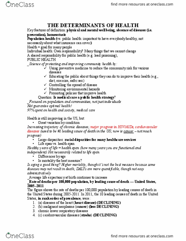 PUB HLT 150 Lecture Notes - Lecture 1: Tobacco Master Settlement Agreement, Oxycodone, Mental Disorder thumbnail