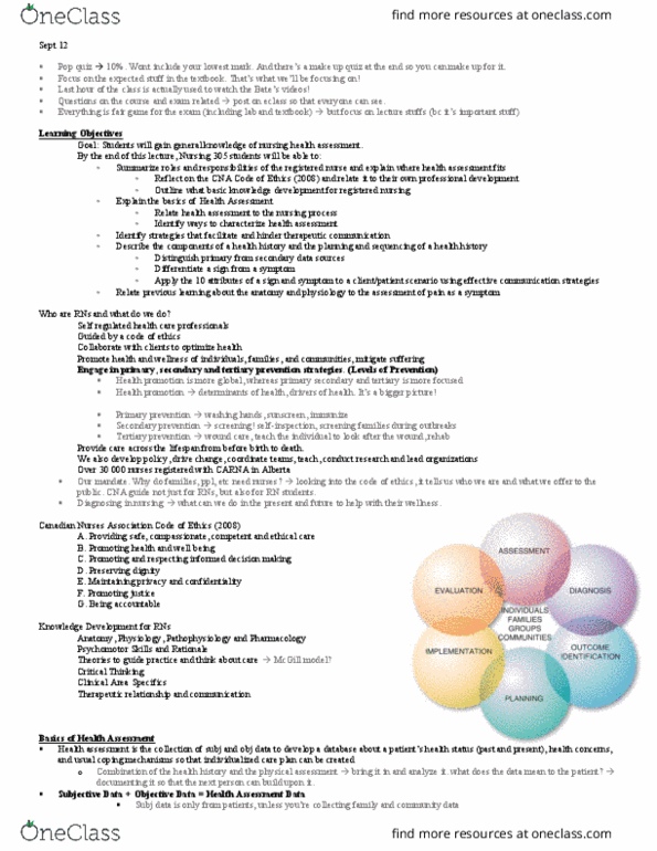 NURS301 Lecture Notes - Lecture 6: Stridor, Retina, Spasm thumbnail