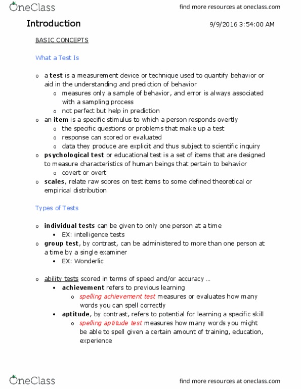 PSYC37H3 Chapter Notes - Chapter 1,2,4,5,7,8,12: Partial Correlation, Interpersonal Attraction, Discriminant thumbnail