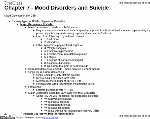 PSYCH257 Lecture Notes - Lecture 7: Social Skills, Cognitive Behavioral Therapy, Antipsychotic thumbnail