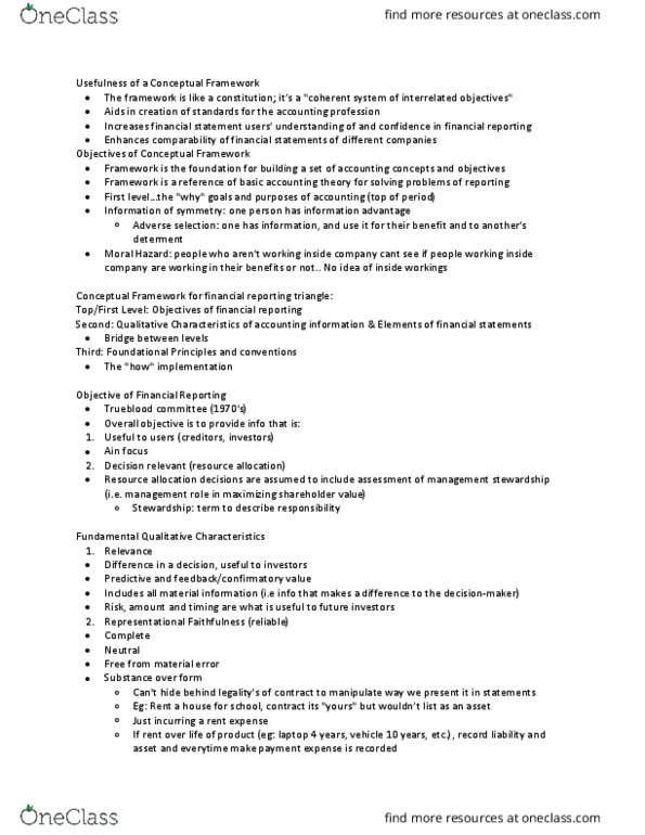 Management and Organizational Studies 1023A/B Lecture Notes - Lecture 3: Share Capital, Asset, Deferral thumbnail