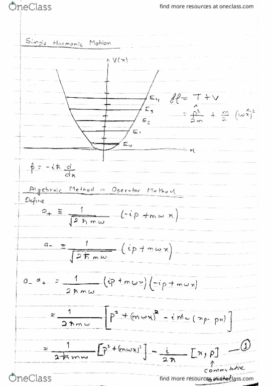 PHYS 4401 Lecture 5: Simple Harmonic Motion thumbnail