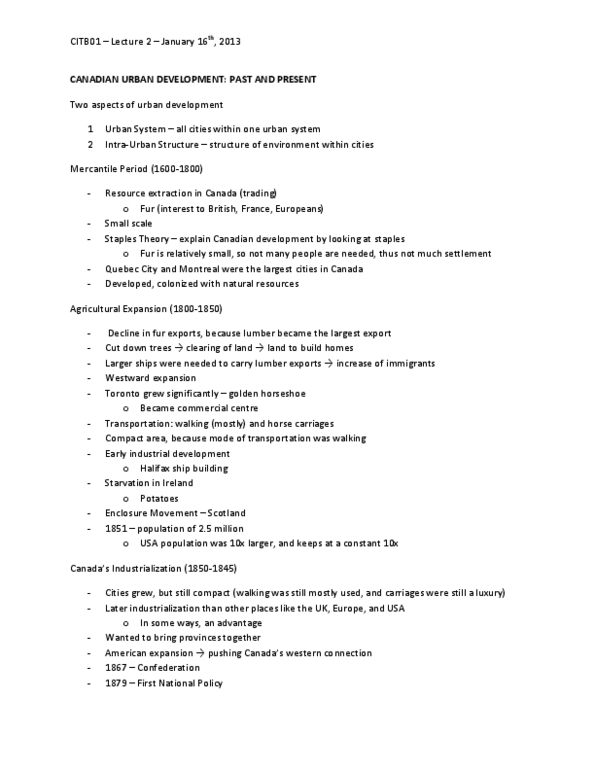 CITB01H3 Lecture Notes - Fordism, Aggregate Demand, Lower Mainland thumbnail