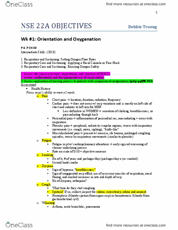 NSE 22A/B Chapter 1-12: NSE 22A/B Fall Objectives Week 1-12 thumbnail