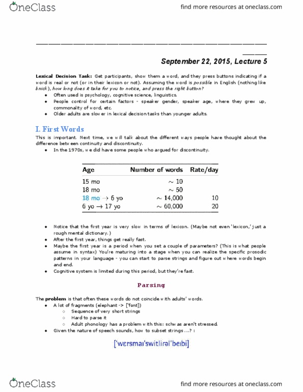 LING 355 Lecture Notes - Lecture 5: Syntactic Category, Confounding, Camel Case thumbnail