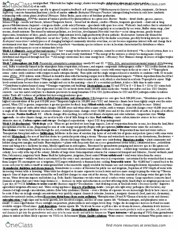 ENSP 101 Lecture Notes - Lecture 2: Colligative Properties, Feldspar, Natural Disaster thumbnail